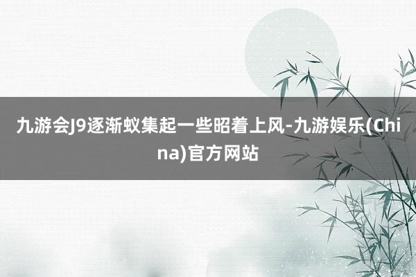 九游会J9逐渐蚁集起一些昭着上风-九游娱乐(China)官方网站